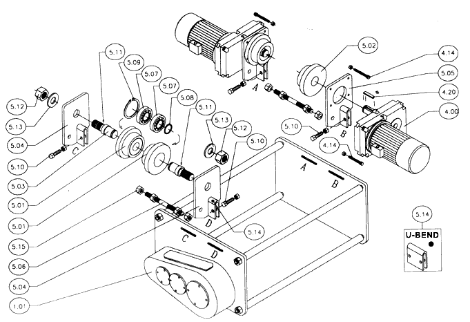 Details of C.T. Wheel Assembly